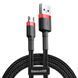Кабель Baseus cafule Cable USB For Micro 2A 3m Red+Black (CAMKLF-H91) [806191], фото 1