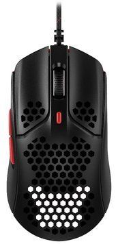 Миша HyperX Pulsefire Haste, RGB, USB-A, чорно-червоний (4P5E3AA) [14021]
