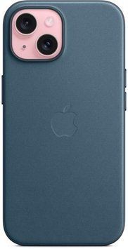 Чохол-накладка Apple FineWoven Case with MagSafe для Apple iPhone 15 Pacific Blue (MT3G3) [614830]