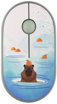 Миша 2E MF300 CAPYBARA:TANGERINE Silent WL BT, зелений (2E-MF300WCAPIBARAGN) [104087]