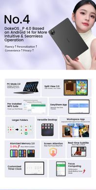 Планшет PAD90 10" 128GB OSCAL (PAD90 GREY) [503186]