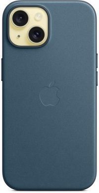 Чохол-накладка Apple FineWoven Case with MagSafe для Apple iPhone 15 Pacific Blue (MT3G3) [614830]