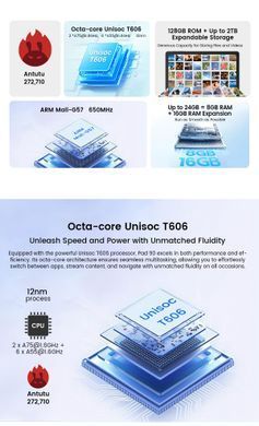 Планшет PAD90 10" 128GB OSCAL (PAD90 GREY) [503186]