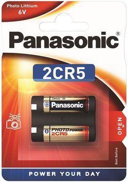 Батарейка Panasonic літієва 2CR5 блістер, 1 шт. (2CR-5L/1BP) [113386]