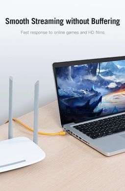 Мережевий кабель Vention Cat.6A SFTP Patch Cable 1.5M Yellow (IBHYG) [803218]