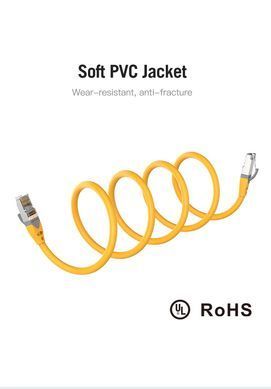 Мережевий кабель Vention Cat.6A SFTP Patch Cable 1.5M Yellow (IBHYG) [803218]