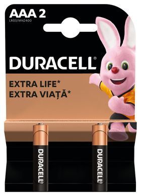 Лужні батарейки Duracell AAA, 2 шт. (5014457/5010171/5014440) [203687]