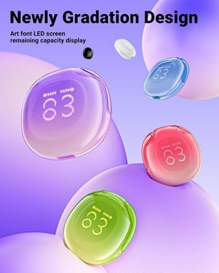Навушники TWS Acefast T9 grape purple (6974316282563) [401933]