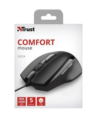 Миша Trust Voca, USB-A, чорний (23650_TRUST) [103961]