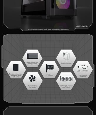Корпус для ПК GAMEMAX (Defender MB) [303384]