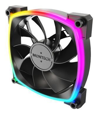 Корпусний вентилятор 120MM MONTECH (RX120 PWM BLACK) [502083]