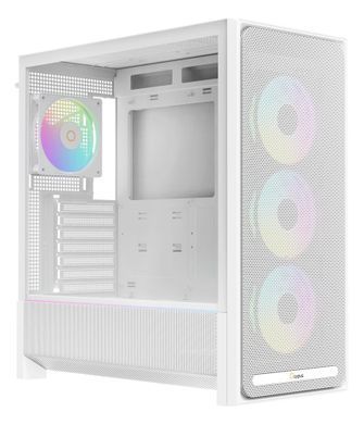 Корпус для комп'ютера ATX W/O PSU DELTA C70 WH ARGB OCYPUS (DELTA-C70-WHG400XX-GL) [503590]