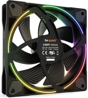 Вентилятор be quiet! Light Wings 120mm PWM 3-Pack Black (BL076) [620185]