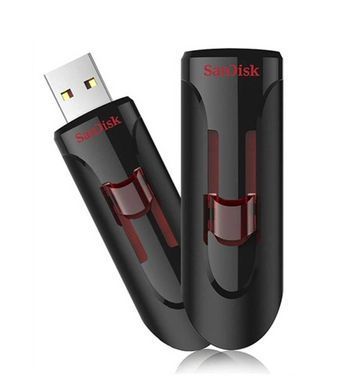 Накопичувач SanDisk 32GB USB 3.0 Type-A Cruzer Glide Чорний (SDCZ600-032G-G35) [108975]