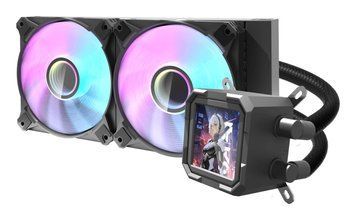 Система охолодження для комп&rsquo;ютерного процесора DARK FLASH DV240S чорний (DV240S BLACK) [503238]