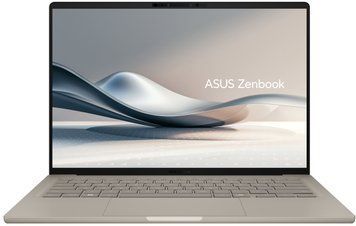 Ноутбук ASUS Zenbook A14 UX3407RA-QD906W 14" WUXGA OLED, Snapdragon X Elite X1E 78 100, 32GB, F1TB, UMA, Win11, Бежевий (90NB16G1-M000R0) [100477]