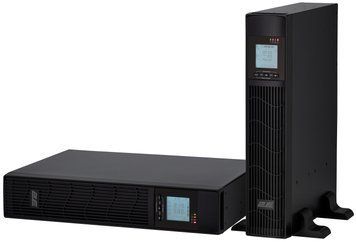 Джерело безперебійного живлення 2E PS1000RT, 1000VA/800W, RT2U, LCD, USB, 2xSchuko+1xC13 (2E-PS1000RT) [103008]