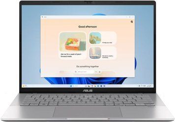 Ноутбук ASUS Vivobook S 14 S3407CA-LY023 14" WUXGA IPS, Intel Ultra 5 225H, 16GB, F512GB, UMA, NoOS, Сріблястий (90NB16J1-M008L0) [111154]