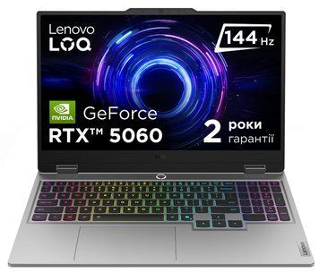 Ноутбук Lenovo LOQ 15IRX10 Luna Grey (83JE00L4RA) [202774]