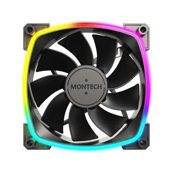 Корпусний вентилятор 120MM MONTECH (RX120 PWM BLACK) [502083]