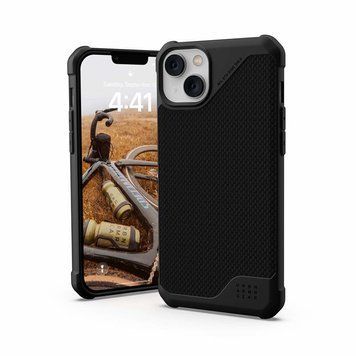 Чохол-накладка Urban Armor Gear Metropolis LT Magsafe для Apple iPhone 14 Plus/15 Plus Kevlar Black (114049113940) [601676]