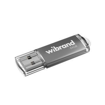 Флеш-накопичувач Wibrand USB 2.0 Cougar 64Gb Silver (WI2.0/CU64P1S) [802973]