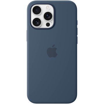 Чохол-накладка Apple Silicone Case with MagSafe для Apple iPhone 16 Pro Max Denim (MYYU3) [614581]