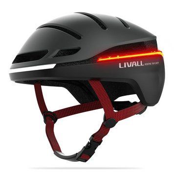 Захисний шолом Livall EVO21 (L) Dark Night (58-62см), передній та задній ліхтар поворотів та стопів, додаток, Bluetooth, пульт BR80 (LIV-LEVO21-5342) [803690]