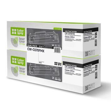 Картридж ColorWay Canon MF461w/463dw/465dw/LBP243dw/246dw Black Dual Pack (Canon 070H) (CW-C070FMX) [619324]
