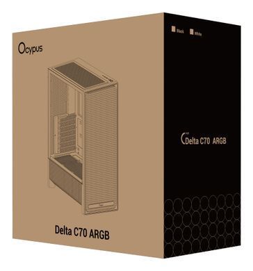Корпус для комп'ютера ATX W/O PSU DELTA C70 WH ARGB OCYPUS (DELTA-C70-WHG400XX-GL) [503590]