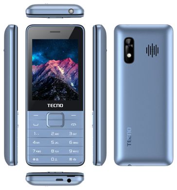 TECNO Мобільний телефон T454 Dual SIM Blue (4895180745997)