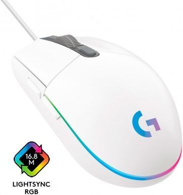 Миша Logitech G102 Lightsync White (910-005824) [606400]