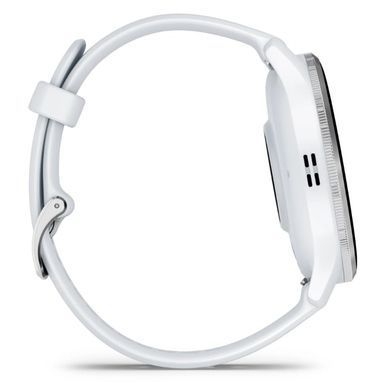 Смарт-годинник Garmin Venu 3 Silver Stainless Steel Bezel with Whitestone Case and Silicone Band (010-02784-50) [604508]