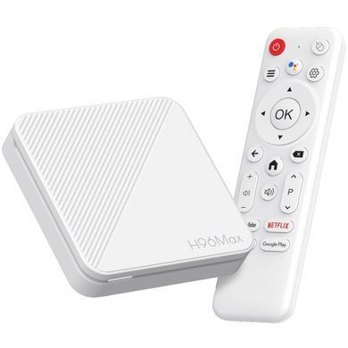TV Медіаплеєр H96 MAX H313 2/16Gb/ Allwinner H313/ Android 14/ WiFi 2.4G+5G/LAN:100M (H313_ 2GB/16GB) [404862]