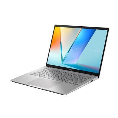 Ноутбук ASUS Vivobook S 14 S3407CA-LY023 14" WUXGA IPS, Intel Ultra 5 225H, 16GB, F512GB, UMA, NoOS, Сріблястий (90NB16J1-M008L0) [111154]