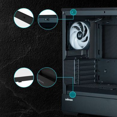 Корпус Zalman P30 Black V2 без БЖ (P30BLACKV2) [608827]