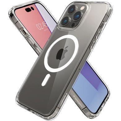 Чохол-накладка Spigen Crystal Hybrid with MagFit для Apple iPhone 14 Pro Clear (ACS04670) [602869]