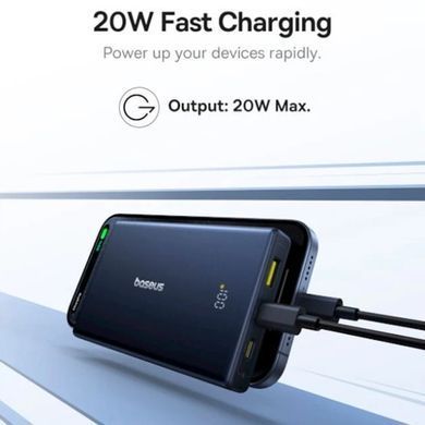 УМБ Baseus 10000mAh PicoGo 20W PD,QC,USB-A, 2xUSB-C Black (P10076801123-00) [404990]
