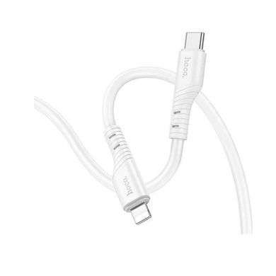 Кабель HOCO X97 Crystal color silicone charging data cable iP white (6931474799791) [805444]