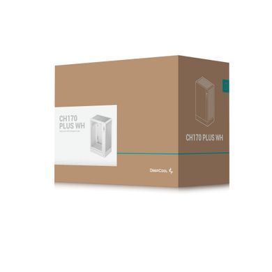 Корпус DeepCool CH170 Plus White без БЖ (R-CH170-WHNGM0-G) [618120]