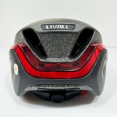 Захисний шолом Livall EVO21 (L) Dark Night (58-62см), передній та задній ліхтар поворотів та стопів, додаток, Bluetooth, пульт BR80 (LIV-LEVO21-5342) [803690]
