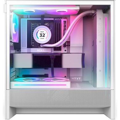 Корпус NZXT H5 Flow RGB White без БЖ (CC-H52FW-R1) [614347]