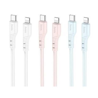 Кабель HOCO X97 Crystal color silicone charging data cable iP white (6931474799791) [805444]