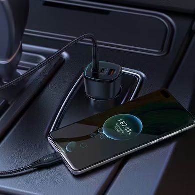 Автозарядка 3xUSB 200W (2xUSB-C + USB-A) B18 Acefast (6974316285953) [405976]