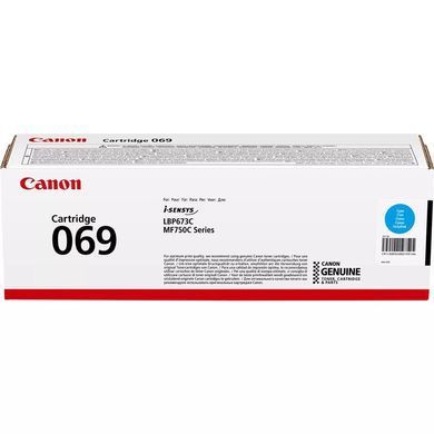 Картридж Canon 069 MF752Cdw/MF754Cdw/LBP673Cdw Cyan (5093C002) [618188]