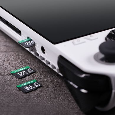 Карта пам'яті microSDXC (UHS-1 U3) A-DATA SPEED PLUS 64Gb Class 10 V30 A2 (R-160Mb/s W140Mb/s) (adapter SD) (UD64GUI3V30A2SP-RA1) [806443]
