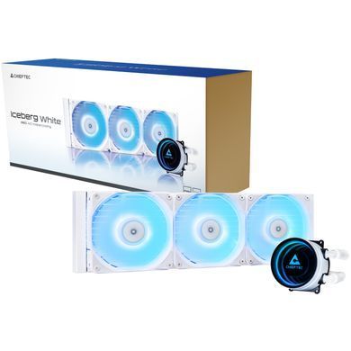 Система водяного охолодження Chieftec Iceberg 360 ARGB WHITE (CLC-360-RGB-W) [403628]