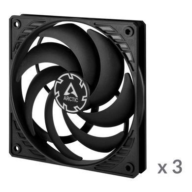 Вентилятор Arctic P12 Slim PWM PST - 3 Pack (ACFAN00275A) [612965]