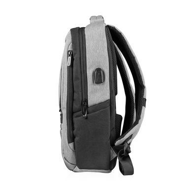 Рюкзак для ноутбука 15.6" Modecom USB port, сіро-чорний (PLE-MC-SMART-15) [400972]