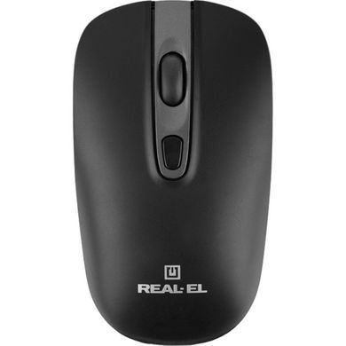 Миша бездротова REAL-EL RM-350W Black (EL123200043) [606717]